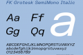 FK Grotesk SemiMono