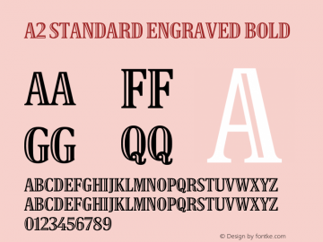 A2 Standard Engraved