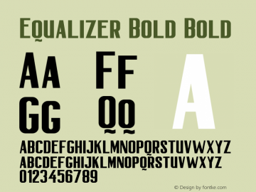 Equalizer Bold