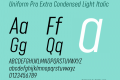 Uniform Pro Extra Condensed