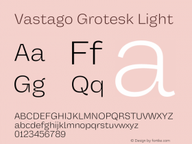 Vastago Grotesk