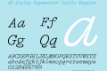 GT Alpina Typewriter Italic