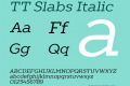 ☠TT Slabs Italic