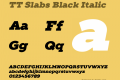 ☠TT Slabs Black Italic