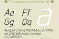 ☠TT Octosquares Condensed Thin Italic