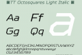 ☠TT Octosquares Light Italic