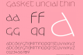 Gasket Uncial