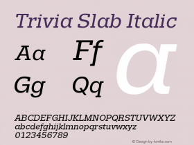 Trivia Slab