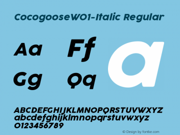 CocogooseW01-Italic