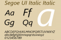 Segoe UI Italic