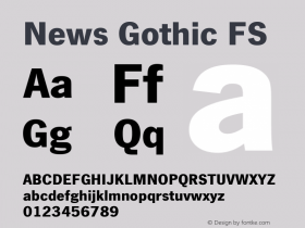 News Gothic FS
