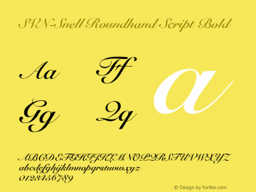 SVN-Snell Roundhand Script