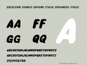 Excelsior Comics Expand Italic