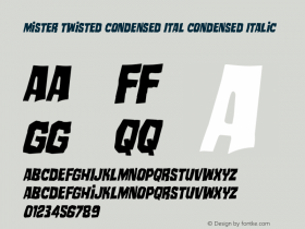 Mister Twisted Condensed Ital