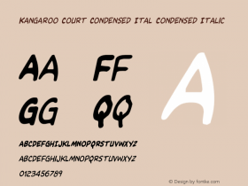 Kangaroo Court Condensed Ital