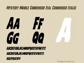 Mystery Mobile Condensed Ital