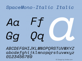 SpaceMono-Italic