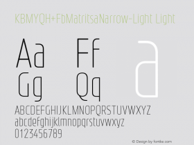 KBMYQH+FbMatritsaNarrow-Light