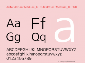 Arita-dotum-Medium_OTF00