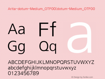 Arita-dotum-Medium_OTF00