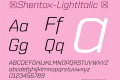 ☞Shentox-LightItalic