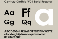 Century Gothic W01 Bold