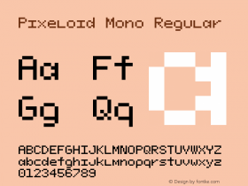Pixeloid Mono