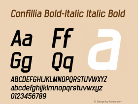 Confillia Bold-Italic