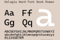 Delugia Nerd Font Book