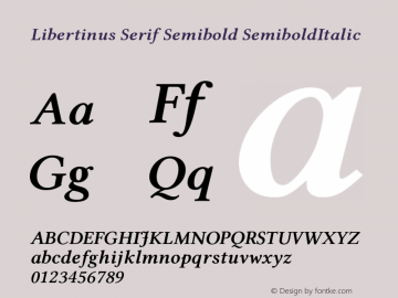 Libertinus Serif Semibold