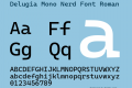 Delugia Mono Nerd Font