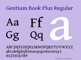 Gentium Book Plus