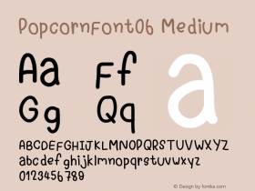 PopcornFont06