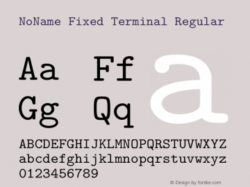 NoName Fixed Terminal