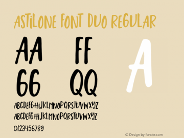 Astilone Font Duo