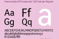 HarmonySansVFCondensed-1222 tabular