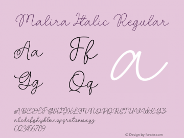 Malira Italic