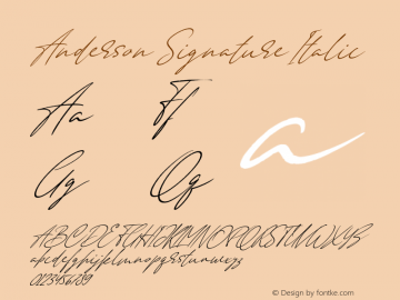 Anderson Signature