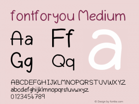 Fontforyou