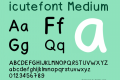 icutefont