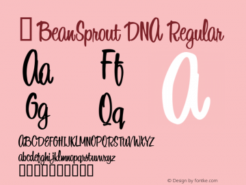 1 BeanSprout DNA