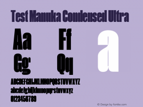 Test Manuka Condensed