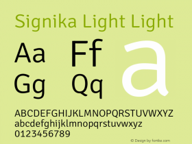 Signika Light