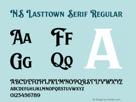 NS Lasttown Serif