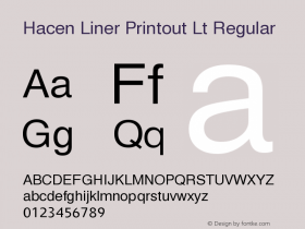 Hacen Liner Printout Lt