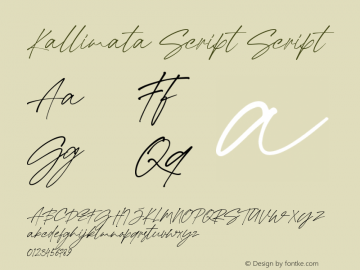 Kallimata Script