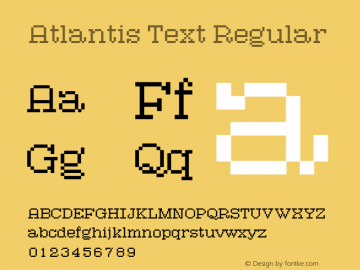 Atlantis Text