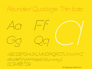 Rounded Quostige