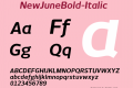 ☞NewJuneBold-Italic