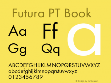 ☞Futura PT Book